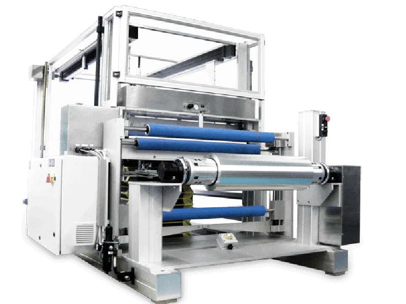 SHEETER WITH HEAVY DUTY UNWIND AND AUTOMATED STACKING SYSTEM